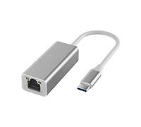 siduytin Type-C To 0 High-speed Network Card Smooth Stable Performance Aluminum Alloy 1000M Driver Free Network Card Laptop USB, Type-c（silvery ）