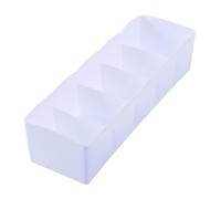 siduytin Underwear Drawer Organizer Women Sock Organizer Efficiently Sorts Panties Leggings and Other Essentials with Five Dividers Drawer Wardrobe Underwear Storage Box