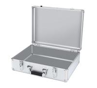 siduytin Versatile Aluminum Tool Case With Handle For Storing All Types Of Tools In Secure And Organized Manner Aluminum Briefcase Multifunctional Tool Organizer, White, key XL