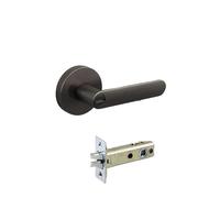 SIDYEUHB 1 Set of Interior Door Lock Bedroom Adjustable Three-bar Handle Lock with Key 35-50mm(0.5mm)