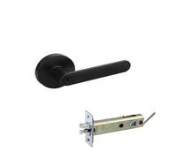 SIDYEUHB 1 Set of Interior Door Lock Bedroom Adjustable Three-bar Handle Lock with Key 35-50mm(B2)