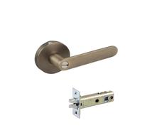 SIDYEUHB 1 Set of Interior Door Lock Bedroom Adjustable Three-bar Handle Lock with Key 35-50mm(D1)