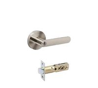 SIDYEUHB 1 Set of Interior Door Lock Bedroom Adjustable Three-bar Handle Lock with Key 35-50mm(F3)