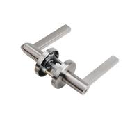 SIDYEUHB Indoor Door Lock with Key Single Tongue Silent Door Handle(Brushed-Keyless)