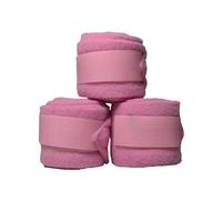SIE Premium Dog Bandage Wrap, Soft Fleece Pet Leg Wrap with Adjustable Velcro, 42 Inch x 2 Inch Reusable Dog Support Bandage for Paw, Leg, Joint, Wound & Injury Protection (Baby Pink)