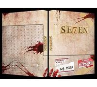Sieben - Seven - uncut Mediabook wattiert / Spotlackveredlung Cover W - Blu-Ray + DVD Limited Edition