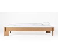 Siebenschläfer bed Nils Holger Moormann W 140 x L 200 cm - MDF nature - MOORMANN 1069061