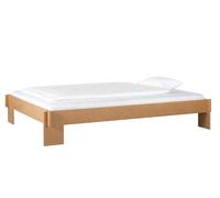 Siebenschläfer bed Nils Holger Moormann W 180 x L 200 cm - MDF nature - MOORMANN 1069064
