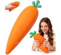 Siebkorb 13In Carrot Squishy, Jumbo Big Squishy Carrot Giant Realistic Carrots Moldable Soft Squishys Slow Rising Stress Ball for Anxiety Stress Party Favor for Adults