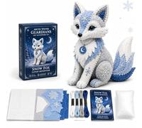 Siebkorb Arctic Winter Guardians Felt Sewing Kit for Beginners, Pre-Cut DIY Patchwork Craft Kit to Make 3D Mythical Stuffed Animals, Handmade Ornament Kit for Home Decor & Creative Holiday Gift (#H)