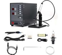 SIEEOUR 100w Jewelry Spot Welding Machine, Semi-Automatic Pulse Argon Arc Permanent Jewelry Welder with LCD Screens,Low Noise for DIY Jewelry Repair Tool,DIY Or Repair of Gold