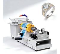 SIEEOUR 750w Table Saw for Jewelry Making,G-em Faceting and Polishing Machine, Adjustable Speed Lapidary Equipment & Bench Polisher, Professional G-em Cutting Saw for DIY, Rock, Jade