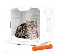 SIEEOUR Automatic Pet Dryer Box, Large Capacity Pet Dryer, Ultra Quiet Fully Automatic Silent P-et D-ryer Box With Smart Temperature Control, 360° Full Body Fast Drying,For Cats And Small Dogs