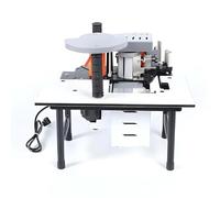 SIEEOUR Portable Edge Bander, 1200w Double-Sided Gluing Edge Banding Machine, Adjustable Speed 5-10m/Min, for Straight and Arc Edges, 5-60mm,for Wood,Furniture Manufacturing,DIY Projects(White)