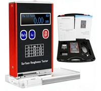 SIEEOUR Portable Surface Roughness Gauge 4 Parameter Surface Roughness Tester 0.01μm Precision With Oled Display Measures Ra Rz Rq Rt Surface Finish Metal Inspection Calibration Block