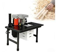 SIEEOUR Portable Woodworking Edge Banding Machine,1200w Compact Edge Banding Machine, Adjustable 5-10m/Min, Double-Sided Gluing,with Temperature Control,for Wood,PVC,Abs,Integrated Board(Black)