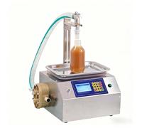 SIEEOUR Weight Bottle Filling Machine, Peanut Butter Filling Machine, Automatic Weighing System 20g-8kg,200w Power Motor With S-afety Protectionfor Jars, Bottles, Small Barrels