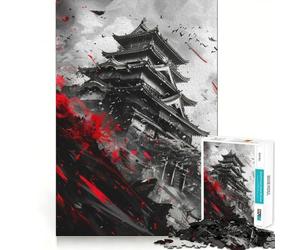 Siege in Scarlet 1000 Piece Jigsaw Puzzles for Teenagers Cognitive Toy Slow Enjoy Premium Edge Santa Wish Pick 38x52cm