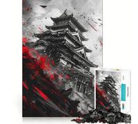 Siege in Scarlet Adults Puzzles 1000 Piece Jigsaws Strengthen Memory Quiet Calm Clean Edge Art Collectible 50x75cm