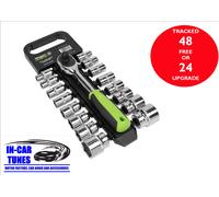 Sealey Socket Set S01245 – 17pc 1/2" Sq Drive 6pt WallDrive® Metric