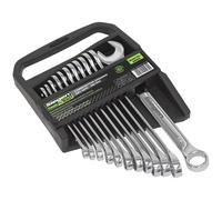 Sealey S0563 Metric Combination Spanner Set, 12 Pieces,Silver