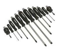 Screwdriver Set 12pc Hammer-Thru