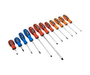 Siegen 12 Piece Soft Grip Screwdriver Set