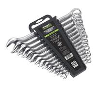 Sealey S0714 Imperial Combination Spanner Set, Silver, 14 Pieces
