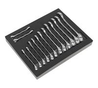 Sealey S01232 Combination Spanner Set 14Pc Stubby