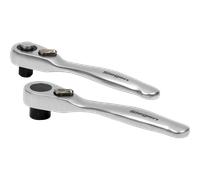 Siegen 2 Piece 1/4" Drive Micro Ratchet and Bit Driver Set