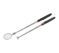 Siegen 2 Piece Telescopic Magnetic Pick Up Tool and Inspection Mirror Set