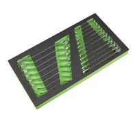 Sealey S01273 Tool Tray With Combo & Deep Offset Spanner Set 20Pc - Metric