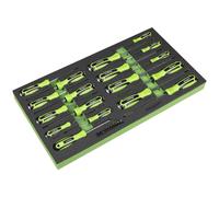 Siegen 28 Piece Screwdriver Set in Foam Module Tray