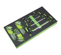 Sealey T-handle & Standard Hex/Trx-star* Key Set With Tool Tray