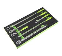 Siegen 6 Piece 1/2" Drive Ratchet and Torque Wrench Set in Module Tray 1/2"