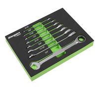 Siegen 8 Piece Ratchet Combination Spanner Set Imperial