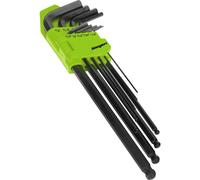 Siegen 9 Piece Extra Long Imperial Ball End Hex Key Set