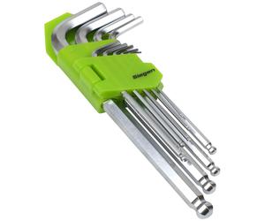 Siegen 9 Piece Long Ball End Hexagon Allen Key Set