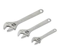 Sealey S0448 3 Piece Siegen Adjustable Wrench Set