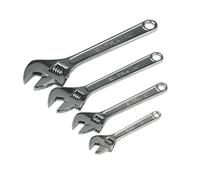 Sealey Adjustable Wrench Set S0449 4pc 150/200/250/300mm