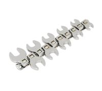 Siegen by Sealey 10 Piece Crow Foot Spanner Set Metric 10 - 19mm S0866