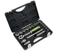 Sealey S01235 Socket Set 19Pc 3/8inSq Drive Metric