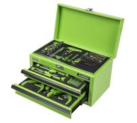 Siegen by Sealey 2 Drawer Mini Toolbox with 111pc Tool Kit - Green - S01346