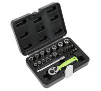 Siegen by Sealey 25 Piece 1/4in Drive Socket & Bit Set Metric 4 - 13mm S01233