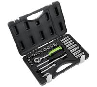 Siegen by Sealey 26 Piece 1/4in Drive Socket Set Metric 4 - 13mm S01234