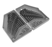 Siegen by Sealey 30pc Long/Short-Arm Allen Key Hex Set - Metric/Imperial - S0484