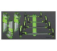 Sealey T-handle & Standard Hex/Trx-star* Key Set With Tool Tray