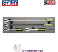 Sealey Ratchet Wrench Set S01231 – 4pc 1/2" Sq Drive