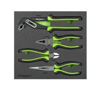 Siegen by Sealey 4 Piece Combination Pliers Set in EVA Foam S01298