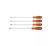 Siegen by Sealey 4 Piece TRX-STAR Torx Soft Grip Long Screwdriver Set T15 - T30